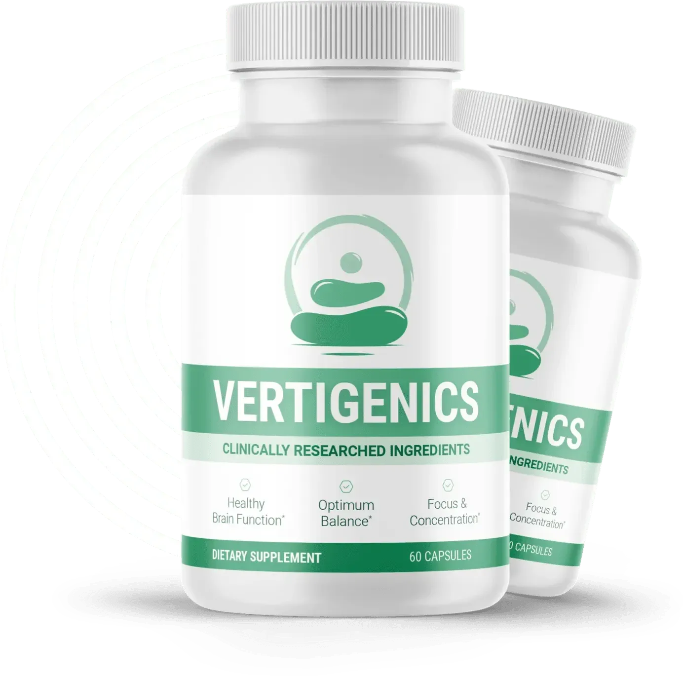 Vertigenics natural balance supplement bottle